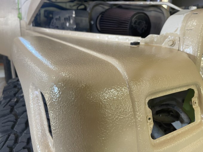 Woo what a day. Masking and my beige liner rolled on today. Red soon! https://t.co/UEUZnGrASf