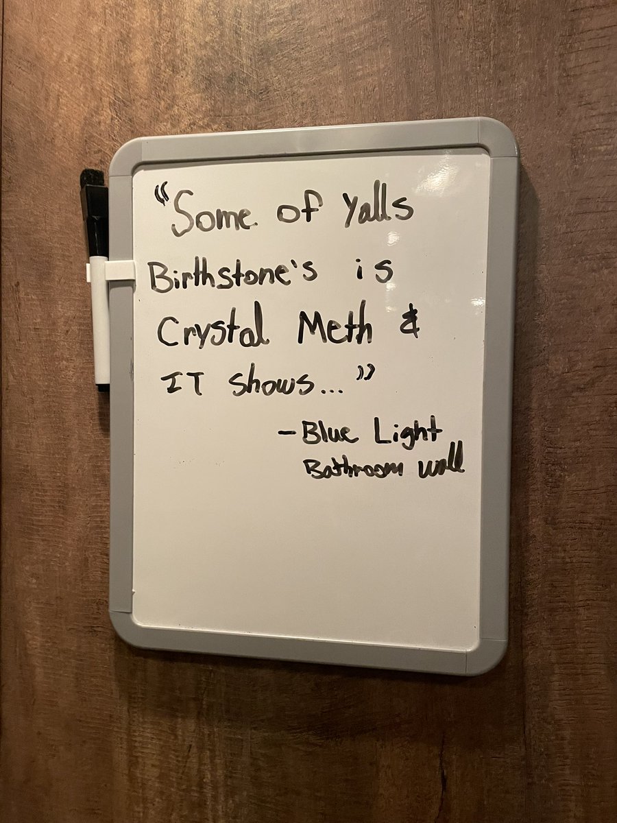 a very Krista-meth thing to do :