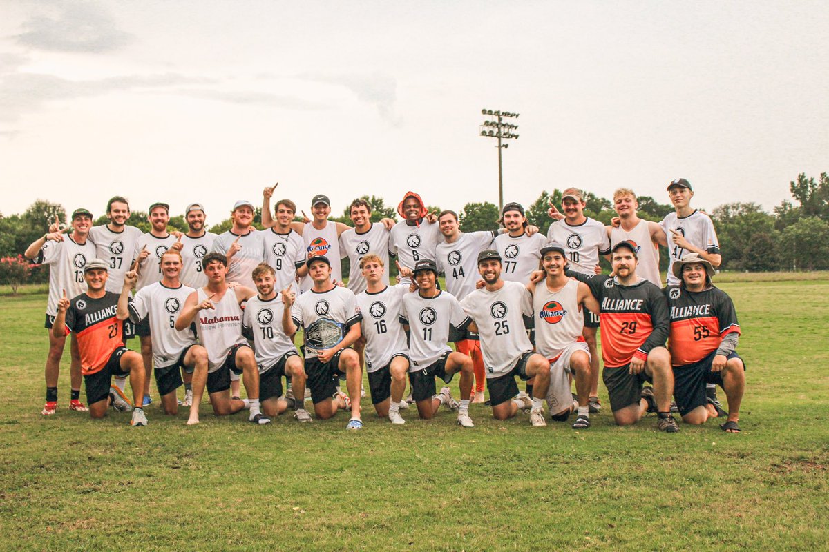 Alliance_Ulti's tweet photo. This weekend we went out to Trestlemania V hosted by @HoochUltimate and found ourselves competing for the tourney win once again! Weather cut us short from true victory, but we were still able to take home some sick hardware. See yall on 9/9 for the series in Decatur! GGs to all! https://t.co/L7wIY5SYmh