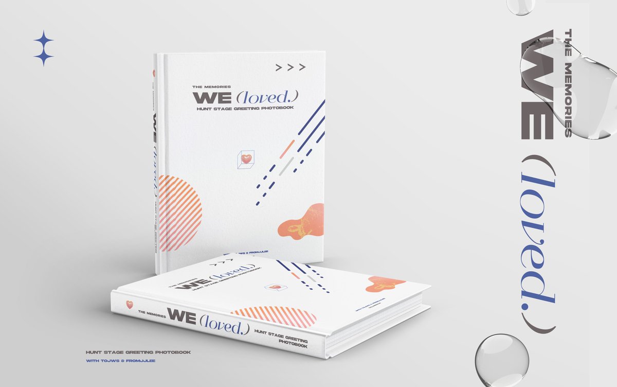 💗
𝗧𝗛𝗘 𝗠𝗘𝗠𝗢𝗥𝗜𝗘𝗦
𝗪𝗘 (𝒍𝒐𝒗𝒆𝒅.)

HUNT stage greeting photobook / 100pg
with tojws &amp; fromjjlee

#

RT해 주신 한 분을 추첨하여, 헌트 무대인사 포토북을 드립니다.
* 22년 헌트 개봉 당시 관람 인증 가능하신 분(티켓 또는 당시 SNS 후기 등)들에 한하여 참여 가능합니다.