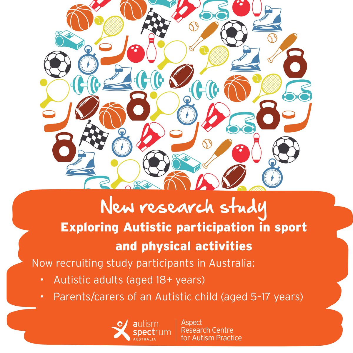 Aspect Research Centre for Autism Practice - ARCAP (@arcap_aus) on Twitter photo Help Aspect #AutismFriendly create better opportunities for Autistic people to enjoy the benefits of physical activity. We’re looking for Autistic people & parents of Autistic kids in Oz to complete an anonymous 10–15 min survey. tinyurl.com/bdz5rj6j
@Tomtutton <a href="/aspectpractice/">Aspect Practice</a> Help Aspect #AutismFriendly create better opportunities for Autistic people to enjoy the benefits of physical activity. We’re looking for Autistic people & parents of Autistic kids in Oz to complete an anonymous 10–15 min survey. tinyurl.com/bdz5rj6j
@Tomtutton <a href="/aspectpractice/">Aspect Practice</a>