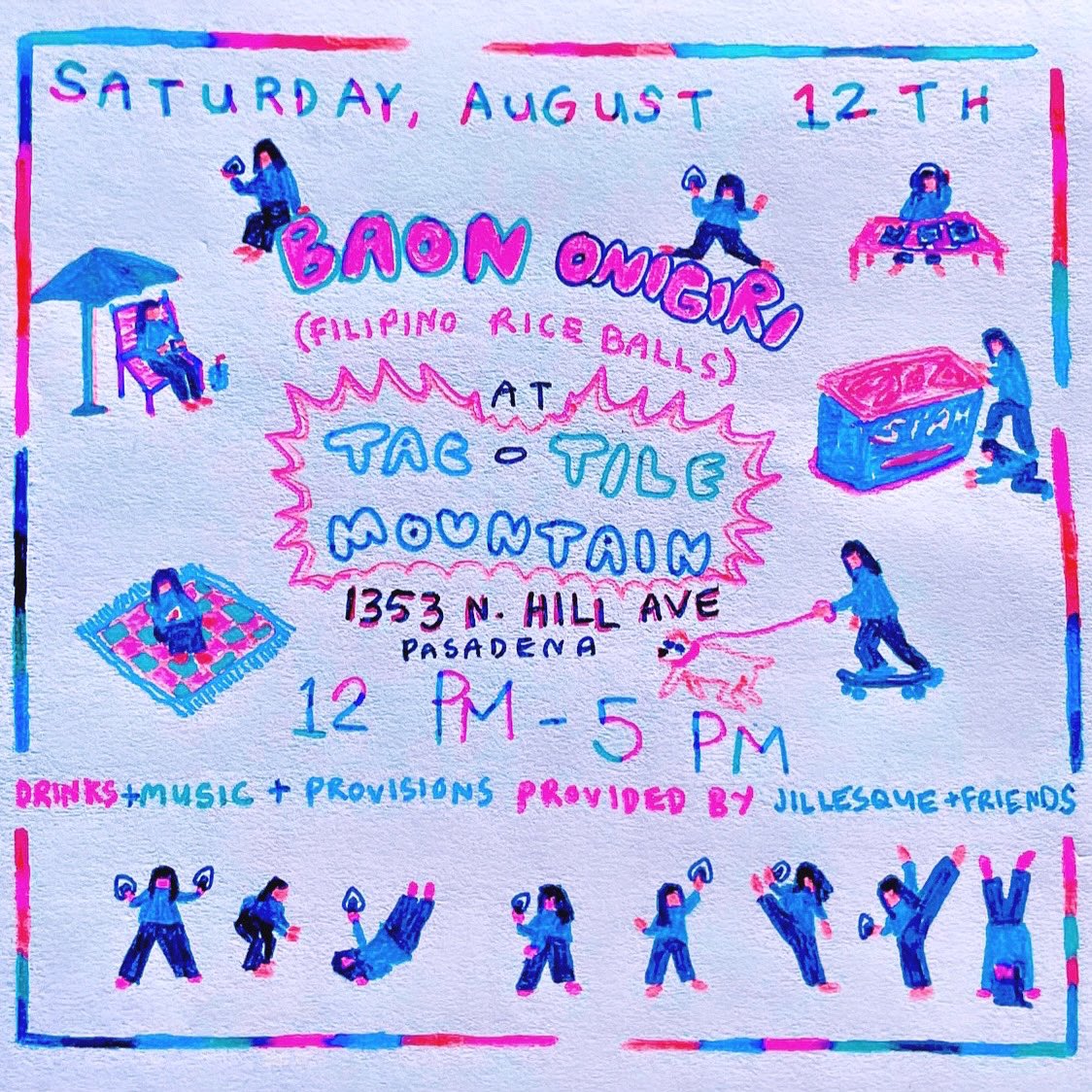 I’m excited to share I’ll be making my own baon onigiri Sat, August 12th at @tactilemountain in Pasadena!! Come support n try something u never had before 🥹🍙

Baon is a Filipino word that encompasses why we make food for people we love and how that sustains us wherever we go 🌸