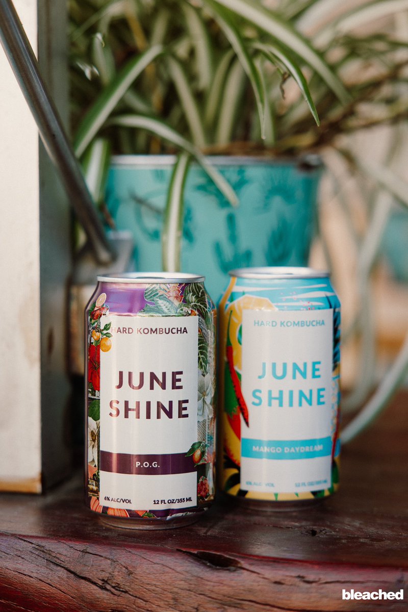 Sippin’ on <a href="/JuneShineCo/">JuneShine</a> in the sun 🌞 #bleachedfest