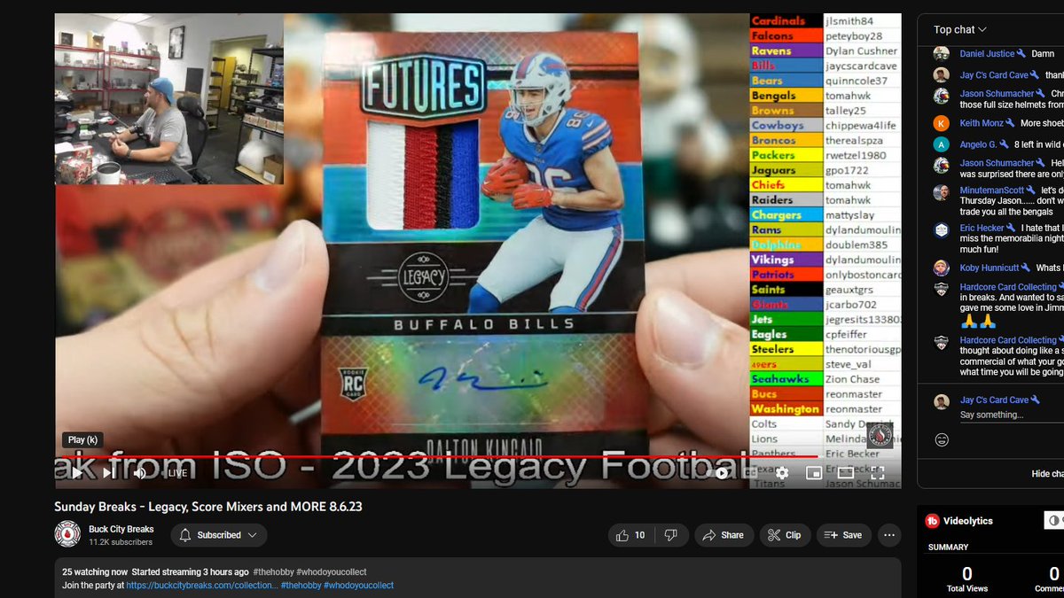 JayinATL's tweet photo. Just hit this beautiful Dalton Kincaid 4 color patch!! GO BILLS!!!!! TY to @BuckCityBreaks #bcb #gobills #rookiepatch #billsmafia @BuffaloBills https://t.co/dWZeFaawXf