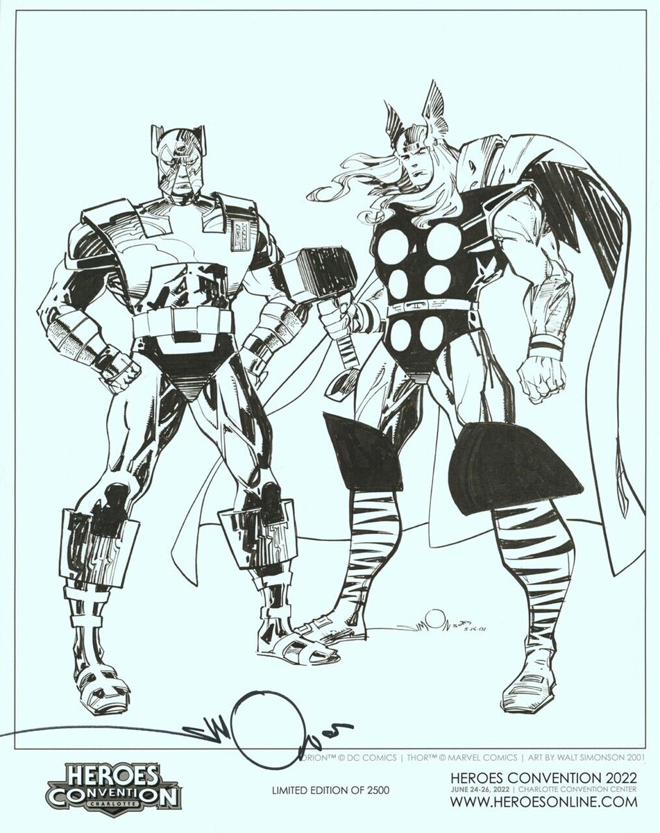 FalaAnimalSite's tweet photo. Walt Simonson revisitando dois dos seus melhores trabalhos: Órion e Thor!
#orion #thor #superherois #hq #nerd #novosdeuses #waltsimonson #dccomics #marvel #crossover #superheroes #quadrinhos #geek #newgods https://t.co/UEK4HBKigU