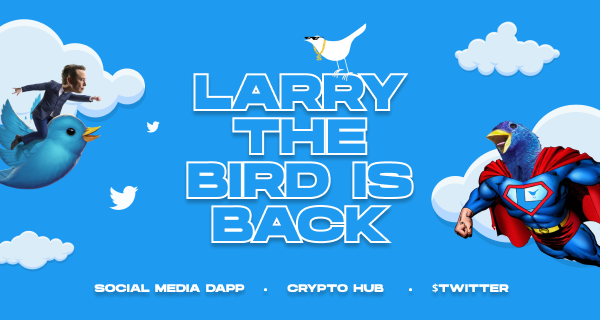 LarryTheBirdETH's tweet photo. We Are $TWITTER
- LIVE Utility (Social Media Decentralized App)
- Crypto Hub
- A Place for Where Degens Have a Home
- The Real 𝕏 Killer

Send It Birdies 🐦🪺 https://t.co/5HBv62Fyfk

#LarryTheBird $X #XARMY #DOGE #DOGEARMY #UtilityToken $PNDC $PEPE #PEPEARMY #1000xGem #SHIB https://t.co/6iHVnttIMt