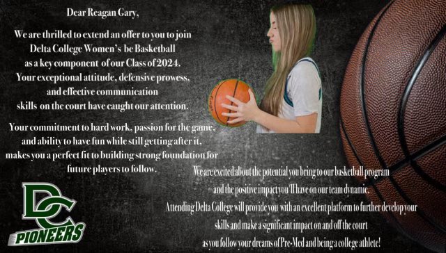 After a great conversation with <a href="/DCWBBCoach/">Coach JB</a> I am blessed to receive and offer to further my academic and basketball career at Delta College 💚🤍
