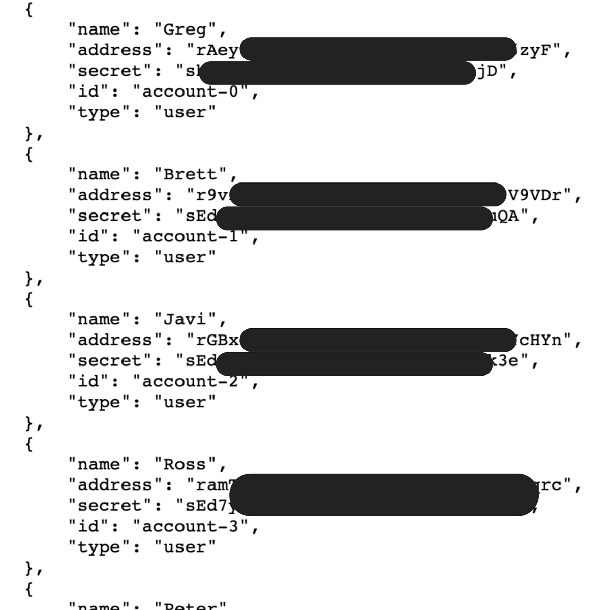 Recently discovered that the demo accounts &amp; secret keys on the CBDC Sandbox Ledger Explorer were accessible via an open link. 🚨 Urging the <a href="/Ripple/">Ripple</a> , <a href="/JoelKatz/">David 'JoelKatz' Schwartz</a>, and <a href="/bgarlinghouse/">Brad Garlinghouse</a> to take swift action to secure this sensitive data. #XRP #Ripple #CBDC
