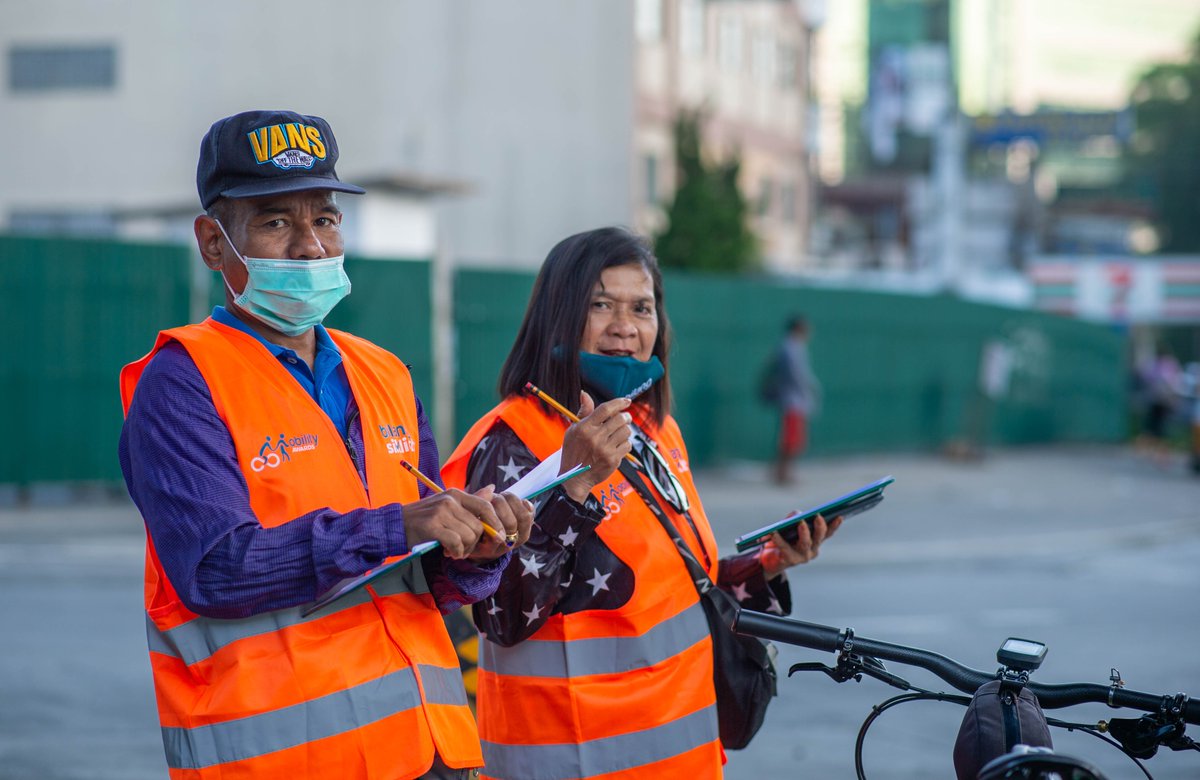 icsc_ph's tweet photo. Over 600 volunteers in 15 cities participated in this year’s #BilangSiklista, a citizen-led bike count that aims to provide evidence-based justification for investing in bike and pedestrian infrastructure in the Philippines. Thank you! #BetterByBicyle #TogetherForMobility https://t.co/fChN1A10hQ