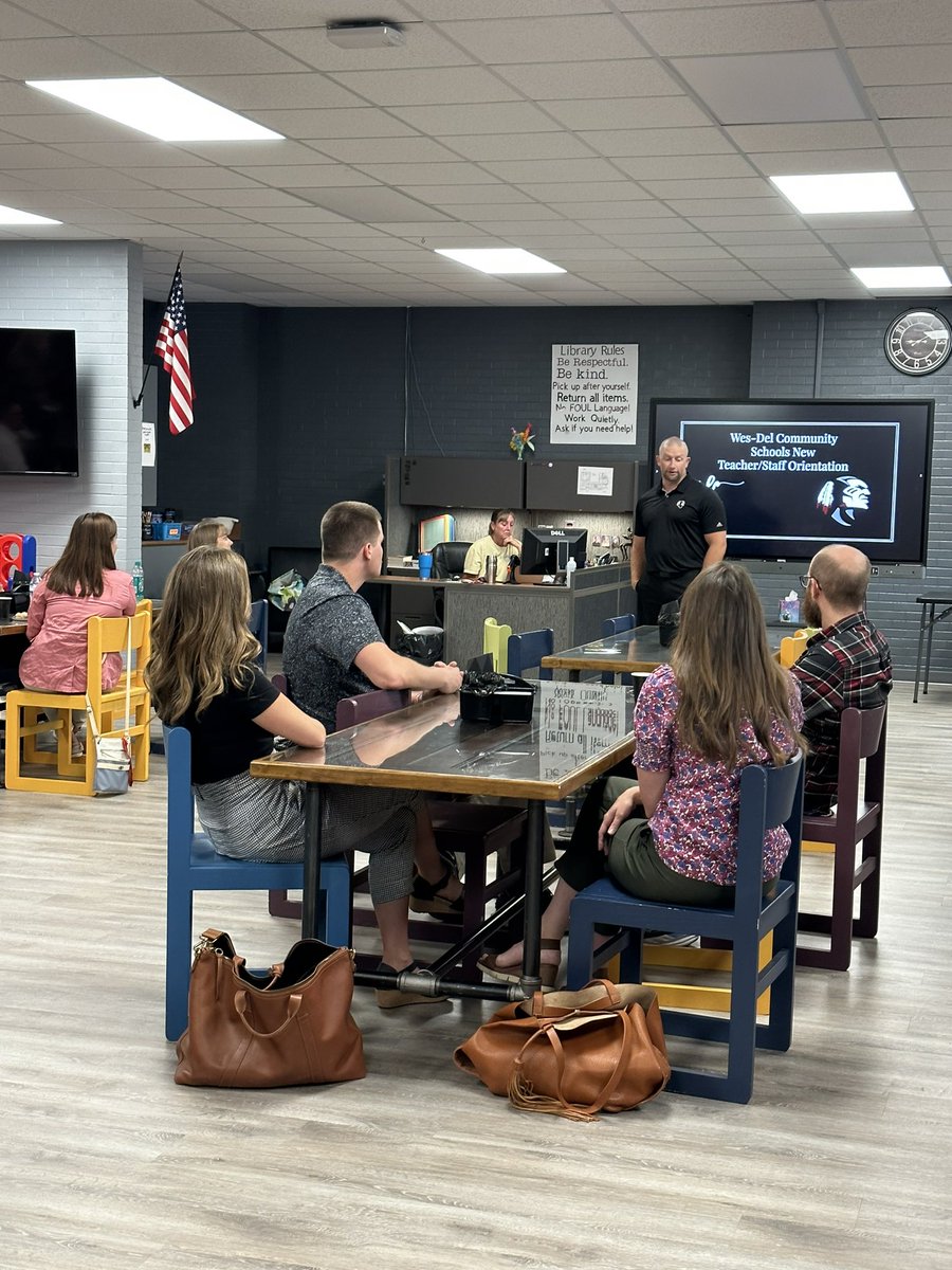 WesDelSchools's tweet image. We welcomed our new WD Teachers last week with an orientation day! We look forward to all of our teachers and staff joining us to kick off the 2023-24 school year tomorrow! Let’s have a great year Warriors! @wdprincipal @WD_Athletics @WDSupt #wdpride