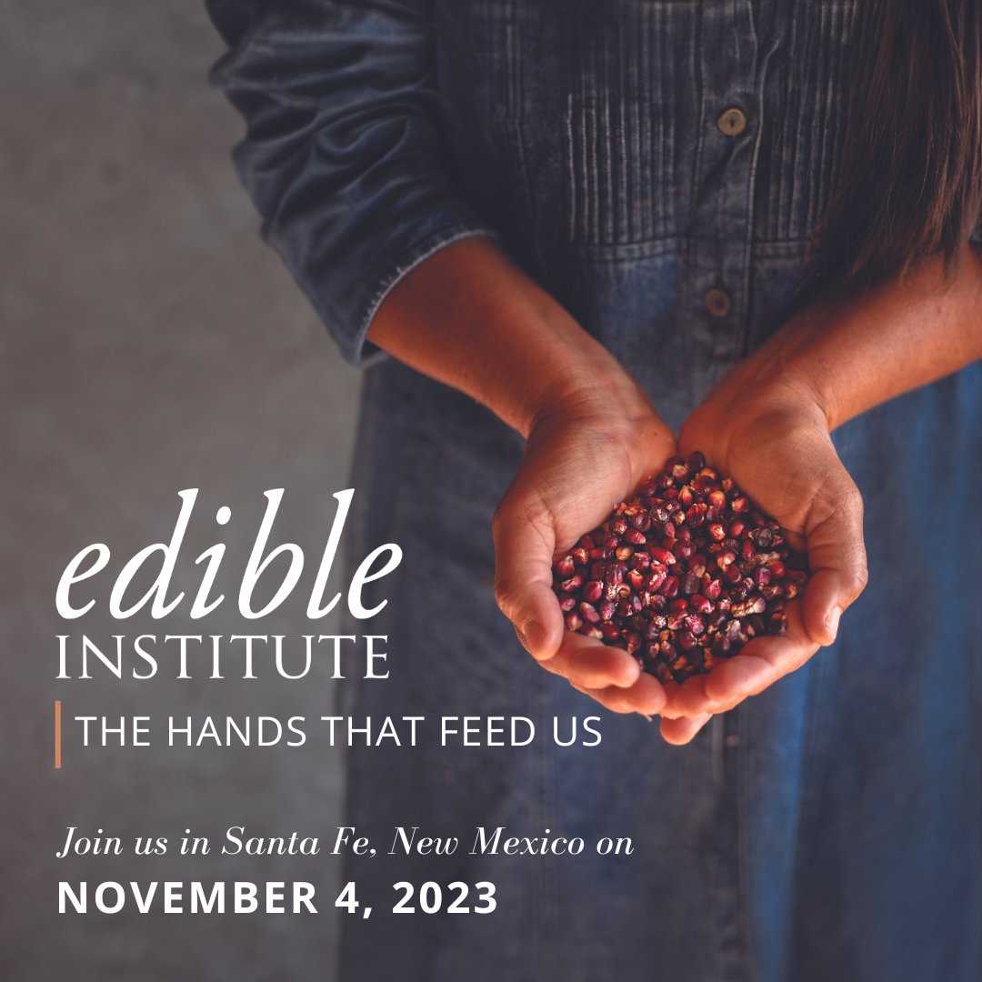 Tickets are on sale now for #EdibleInstitute taking place on Nov 4, 2023 in #SantaFe, #NewMexico
Join us to discuss the challenges and opportunities in our food system,with the narratives coming straight from those whose hands feed us
 buff.ly/3OvDT3X 
📸 #douglasmerriam