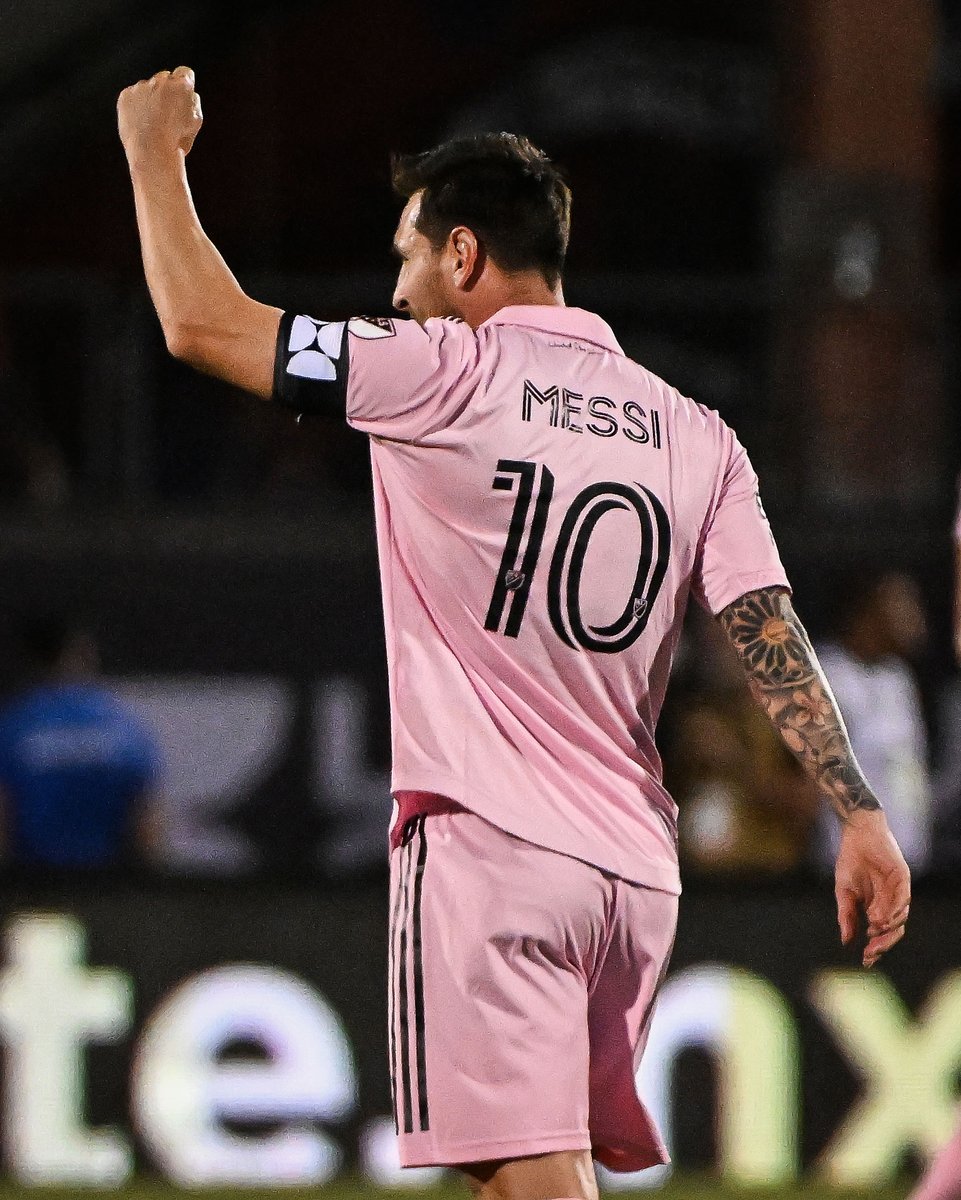 brfootball's tweet photo. Messi’s three starts for Inter Miami:

▪️ Goal in the eighth minute vs. Atlanta
▪️ Goal in the seventh minute vs. Orlando
▪️ Goal in the sixth minute vs. Dallas  

♨️ https://t.co/FtJ2MvDQaV