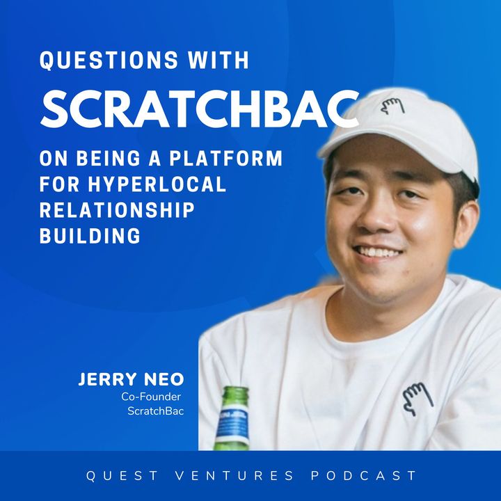 Startups need to constantly pivot and be flexible to stay relevant. On the second episode of Season 3 of the Questions With Podcast, Jerry Neo, Founder of ScratchBac shares about the secret to staying in the game and ...
facebook.com/55460626004943…