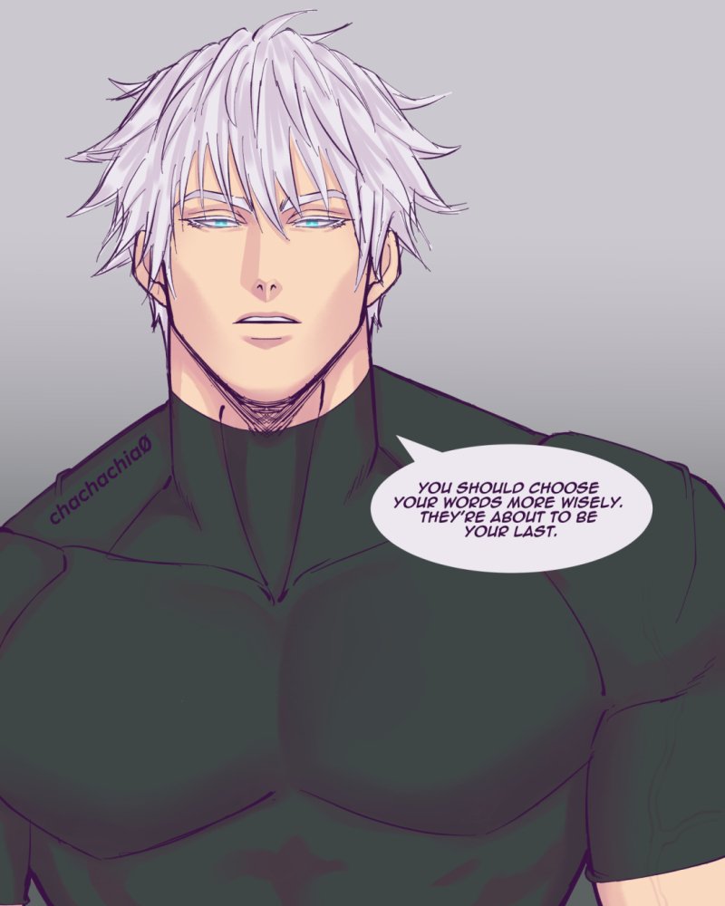chachachia0's tweet photo. OKAY I am late to drawing him based out of prison realm. Here, I cheated 😜. Shares and likes are appreciated 

#gojo #gojosatoru #jjk #JujutsuKaisen #anime #fanart #fanartist #artist #art https://t.co/0xHLqfuMMg