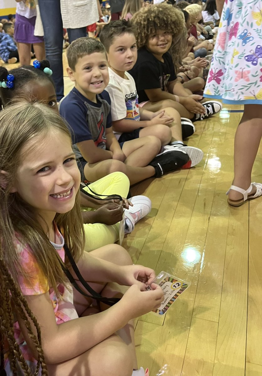 The_Katy_Croft's tweet photo. We had so much fun during our PBIS House Reveal. We are the Yellow Falcons!!! 💛💛💛 #IKESmsEDU @IndianKnollES @CherokeeSchools https://t.co/Jnk9Gbz2nG
