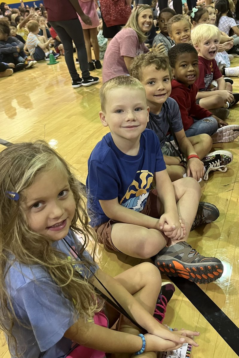 The_Katy_Croft's tweet photo. We had so much fun during our PBIS House Reveal. We are the Yellow Falcons!!! 💛💛💛 #IKESmsEDU @IndianKnollES @CherokeeSchools https://t.co/Jnk9Gbz2nG