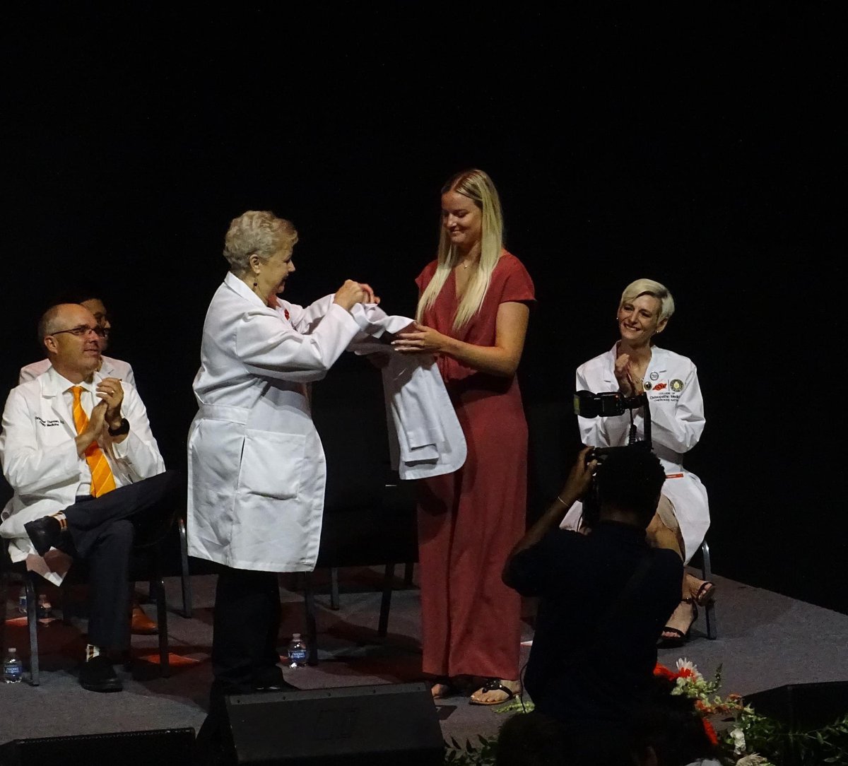 Officially (student) Dr. Smith! 🥼

Thank you to my family and friends that have supported my dream! Cheers to the next four years of blood, sweat, and tears AND happiness, memories, and new friends! 🧡 #gopokes #OSUmed