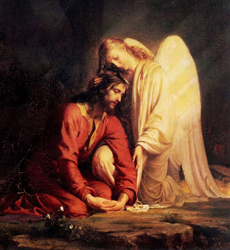 rosewind's tweet photo. "Christ Comforted by an Angel" by Carl Heinrich Bloch 1873 read my latest blog post at https://t.co/R1y0nJqIYo https://t.co/jsHxyNOZJy