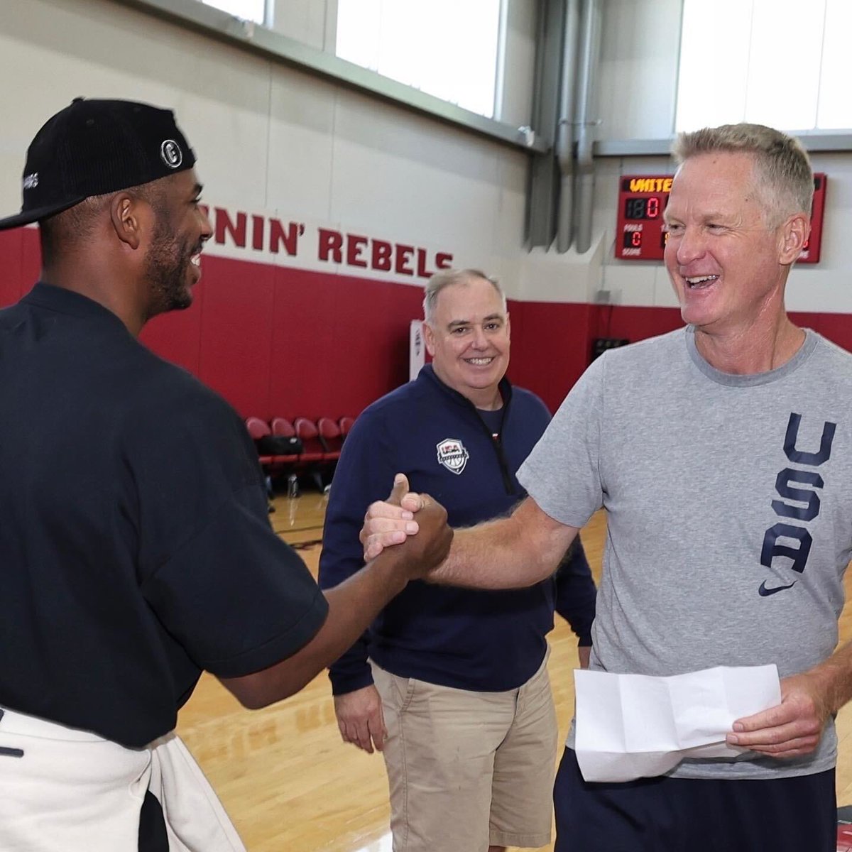 NBA's tweet photo. NBA x USAB family! https://t.co/QxfaeAaVUQ