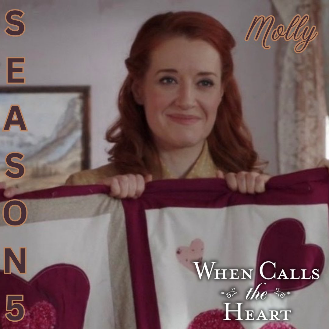 TeamFloMo's tweet photo. #MollySullivan throughout all 🔟 seasons! Thank you for being our Molly, @JoNewmarch! ✨👩🏼🦰✨
📸: @hallmarkchannel #Hearties #WhenCallsTheHeart #WCTHS5 #WCTHS6 #WCTHS7 #WCTH #HopeValley #JoNewmarch #JohannahNewmarch https://t.co/ejmDKVWyU1
