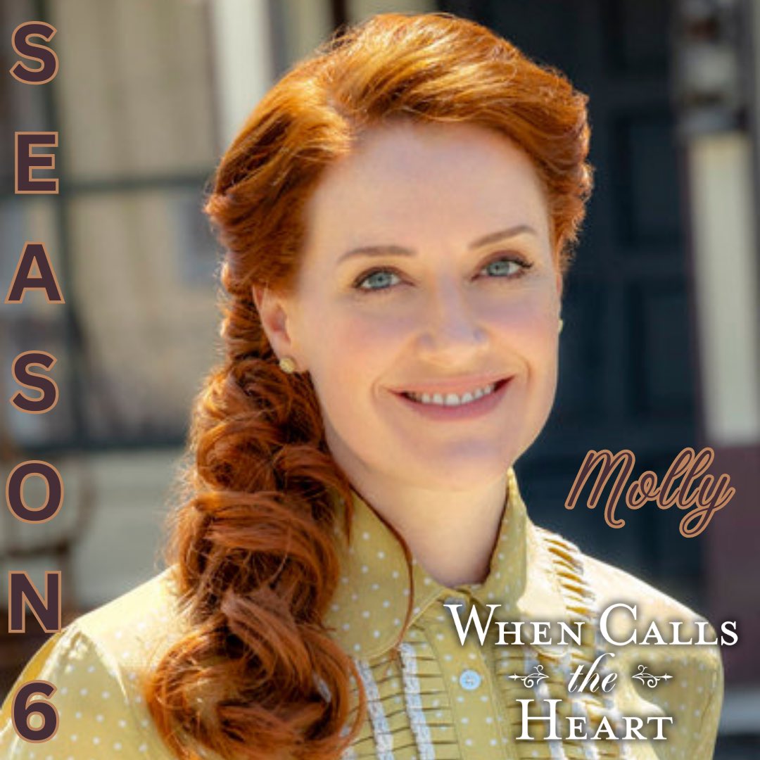 TeamFloMo's tweet photo. #MollySullivan throughout all 🔟 seasons! Thank you for being our Molly, @JoNewmarch! ✨👩🏼🦰✨
📸: @hallmarkchannel #Hearties #WhenCallsTheHeart #WCTHS5 #WCTHS6 #WCTHS7 #WCTH #HopeValley #JoNewmarch #JohannahNewmarch https://t.co/ejmDKVWyU1