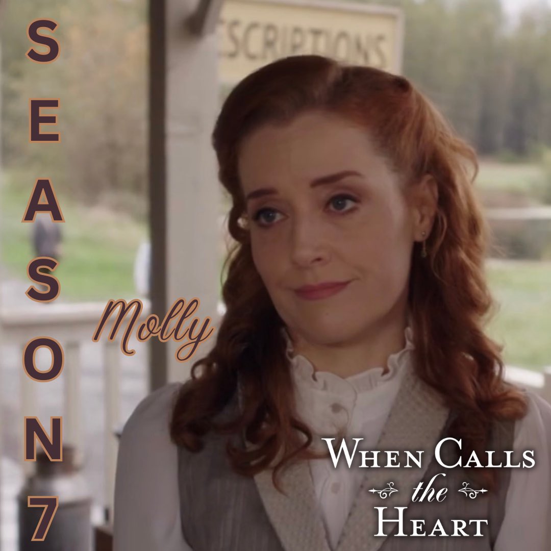 TeamFloMo's tweet photo. #MollySullivan throughout all 🔟 seasons! Thank you for being our Molly, @JoNewmarch! ✨👩🏼🦰✨
📸: @hallmarkchannel #Hearties #WhenCallsTheHeart #WCTHS5 #WCTHS6 #WCTHS7 #WCTH #HopeValley #JoNewmarch #JohannahNewmarch https://t.co/ejmDKVWyU1