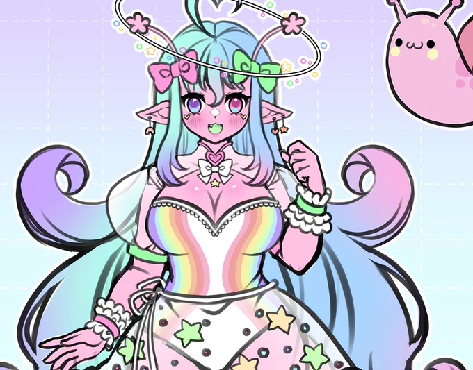 Wip vtuber character sheet #vtuber #vtuberart
