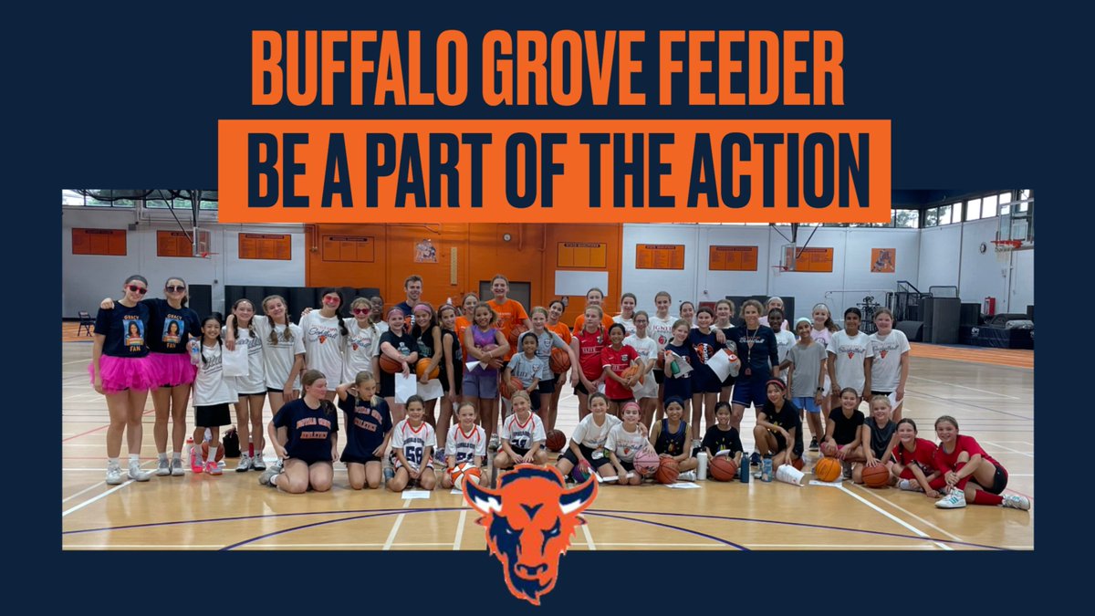BisonCountry's tweet photo. SAVE THE DATES:  Buffalo Grove Girls Basketball Feeder will have evaluations Sunday, September 10th and Wednesday, September 13th.  We are looking for looking to fill teams from 4th-8th grade.  Newcomers welcome! @BGGirlsFeederBB @BGBisonAD https://t.co/3BNJcbXixX