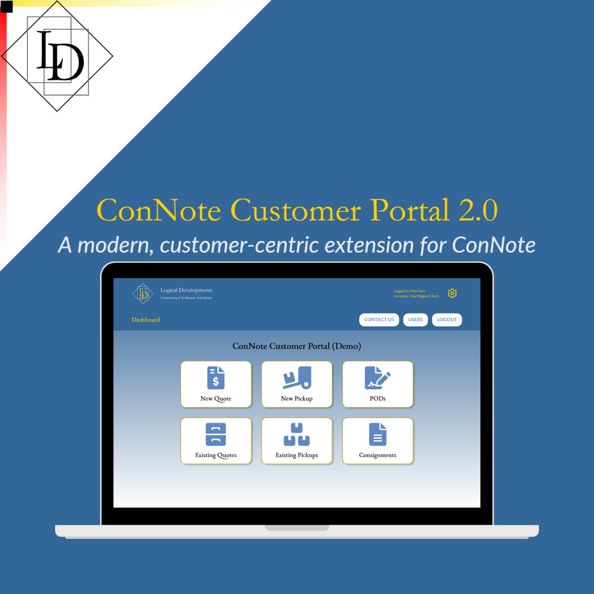 WeDontDoSimple's tweet photo. Our Customer Portal unfolds
You can read about it here:
https://t.co/pAegjOHFT3
#transport #cal #connote #logicaldevelopments https://t.co/OQWRU6ZklK