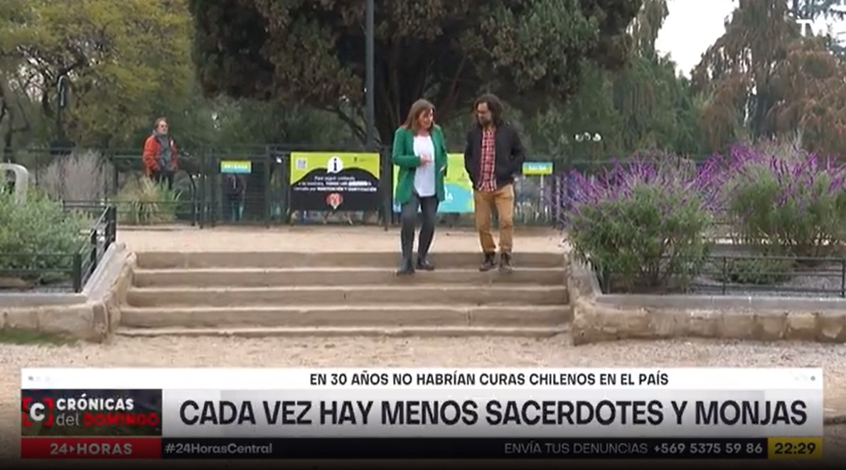 📺 #24HorasCentral  

#CrónicasDelDomingo 

En 30 años no habrían curas chilenos en el país: cada vez hay menos sacerdotes y monjas

🖥 #TVNPlay ➡️ tvnplay.cl

📡 En vivo  ➡️ bit.ly/3mCBZzY
