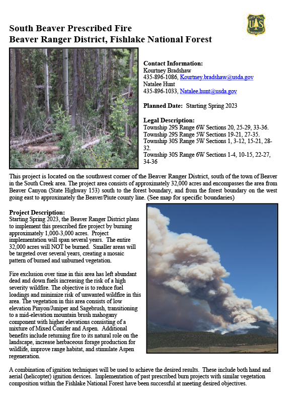 FishlakeNF's tweet photo. Fire Information for Thompson Ridge Fire
A lightning-caused fire that started Aug. 4, 11 miles Southeast of Beaver, Utah
Currently, is 200 acres (As of 6:30 pm, Aug 06, 2023)
Please go to https://t.co/JO37psAYn0 for more information
#thompsonridgefire #fishlakenf https://t.co/gHDG2CFpJ3