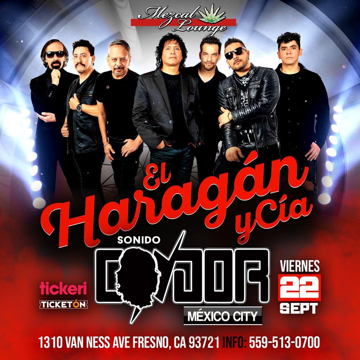ElHaraganyCia's tweet image. ¡Y para toda la banda haragana cumbiamericanrocker de #fresnocalifornia! Just announced @ElHaraganyCia &amp;amp; Sonido Condor at Mezcal Lounge! 

Tickets on sale now! 🎫🎫👉🏽 tickeri.com/es/events/s0zy…
#RockMexicanoEnFresno #RockLatinoFresno #ElHaraganyCiaFresno #fresnoca #fresnocounty