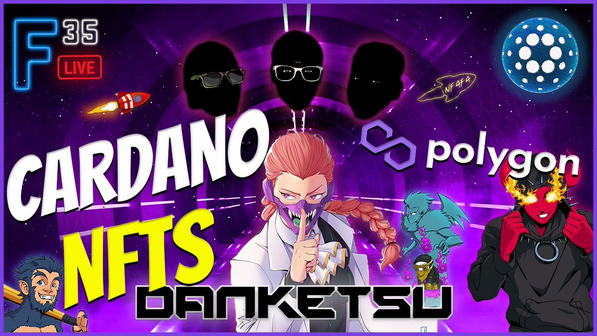 Freedom_35ers's tweet photo. Join us tonight at 9pm EST (1am UTC) for π΄ #F35Live π
Join us as we host @DanketsuNFT to learn more about their expansion to @onPolygon_ and new mint on 8/21/23 π₯·
#CNFTCommunity #NFTPodcast #CardanoCommunity #Cardano #CardanoNFT #CardanoDeFi #onPolygon #Danketsu https://t.co/1I8aAbmTvy