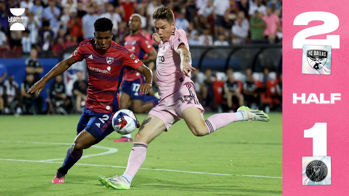 ⏳ نهاية الشوط الاول بتقدم دالاس 1-2
 #DALvMIA #InterMiamiCF   
📺 على <a href="/AppleTV/">Apple TV</a>
