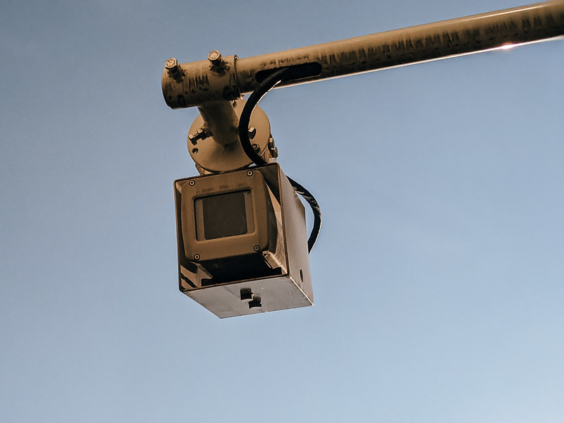Hannie221320703's tweet photo. #ALM102 
This image from Flickr entitled "Surveillance camera hanging from a pole" by Ivan Radic using CC BY 2.0. https://t.co/3Lk8nbG2fM