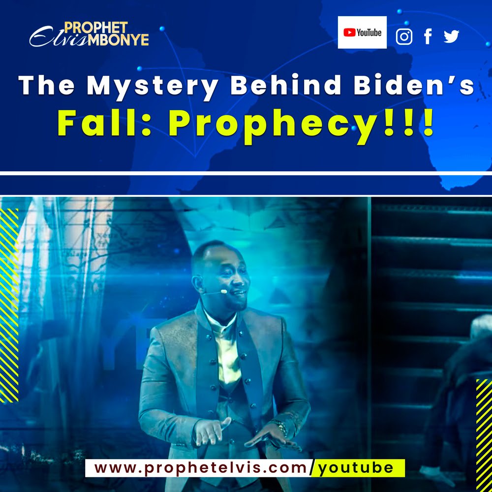 _SimonSsenyonga's tweet photo. One may think it's just a fall,but beyond the easily missed action of @POTUS falling is a deeper truth.
#ProphetElvisMbonye

https://t.co/dI9enEyfGb https://t.co/cQcgvC5pOH