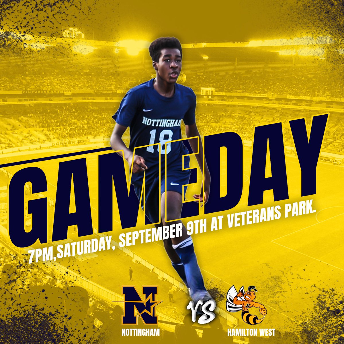 StarsBSoccer's tweet photo. 🚨🚨GAME ANNOUNCEMENT 🚨🚨 Saturday September 9th at 7pm we will be at Veterans park playing against Hamilton West. Come support our boys!!!! https://t.co/4RqQPu9iwa