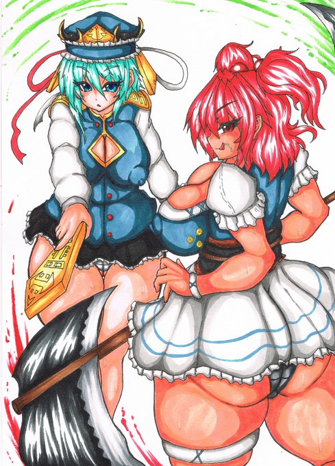 過去絵再掲 なんとしてもエロくしようという謎の執念( 'ᾥ' ) 