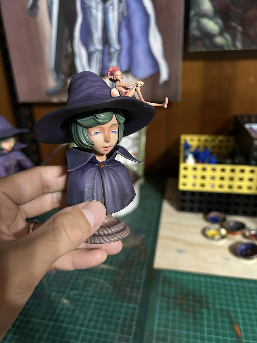Arkey929's tweet photo. 客戶 MAN AT ART完成了小魔女的上色樣品，手工筆塗非常還原原作，相信喜歡烙印作品的朋友一定會喜歡，對此產品有興趣請與他接洽喔!

https://t.co/jkfoMjPFDf

#Berserk  
#Schierke https://t.co/2Yy4LWJD1W