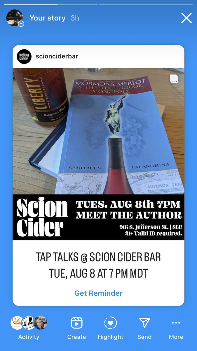 Excited to be on a panel discussion about the new ballot initiative about liquor laws in Utah. Tuesday night <a href="/scionciderbar/">scionciderbar</a> !