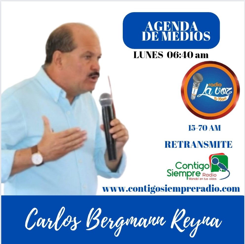 ContigoSiempxe's tweet photo. Lunes a lunes en @radiolavoz1570 comentamos, analizamos el ámbito político, económico y social junto al abogado Leonardo Zabala, escúchalo también en @ContigoSiempxe @LuisaGonzalezEc @MashiRafael https://t.co/MgknxD3mkl