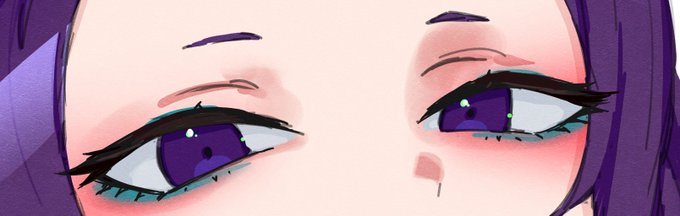「アイシャドー 紫髪」のTwitter画像/イラスト(新着)｜2ページ目