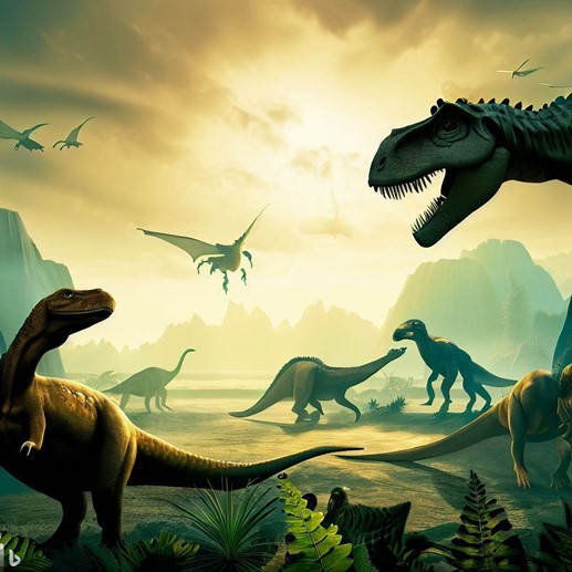 GenusPalaeo's tweet photo. Why are skilled paleontological artists so important? They combine science and art to educate, capture our imaginations and transport us back in time, something this wacky AI image can't accomplish!
#Palaeontology #ArtisticWonders #PrehistoricLife #ignitewonder https://t.co/HqTA2Iqv8n