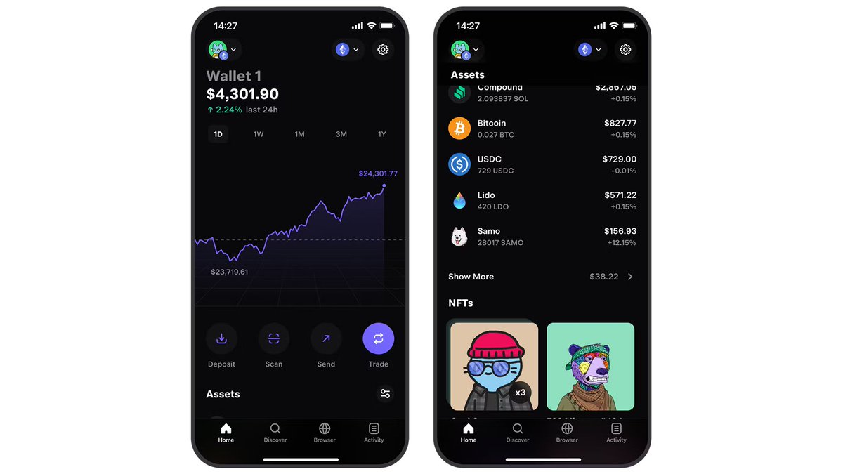 99promitsaha's tweet photo. Want to diversify your holdings? No problem! #UltimateApp's built-in token swap feature lets you effortlessly exchange one crypto for another.
"PAY NO EXTRA FEES FOR SWAPS"! 🔄📈
(5/9)🧵 https://t.co/69jpptws58