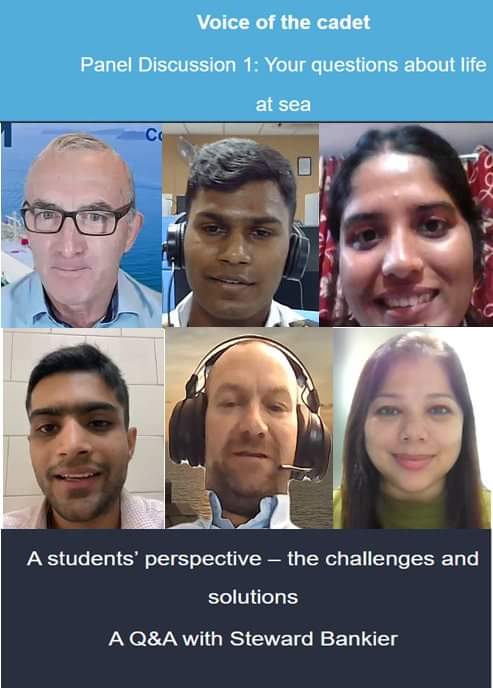 Fantastic Panel Discussion with Indian Cadets who spoke with such confidence with their heart. They truly were our special guests. Thank you Stewart and Walter for moderating the session and answering their questions.<a href="/JohanSmith14/">Johan Smith</a> <a href="/SailorsSociety/">Sailors' Society</a> <a href="/WellnessatSea/">Wellness at Sea</a>