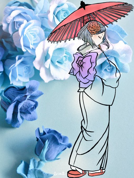 「geta umbrella」 illustration images(Latest)