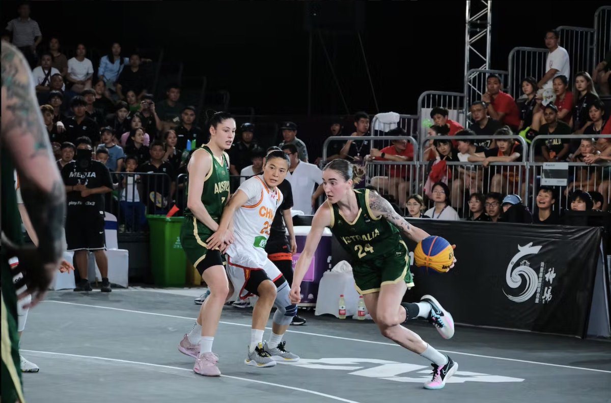 Our Aussie Women took it to the FIBA3x3 world in China, were runners up to host country China! 👉China 14 - 13 AustraliaVictorians, Annali Maley and Marena Whittle leading the way. Click on the link to watch the highlights: fal.cn/3AvHe 📸 courtesy FIBA