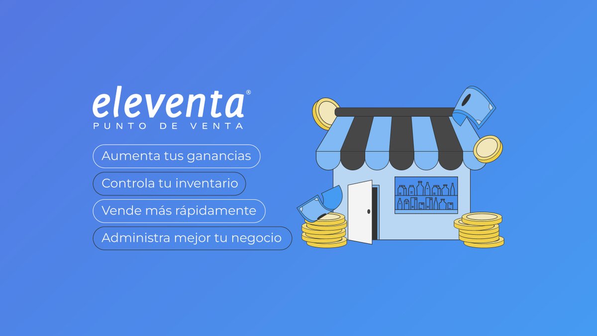 eleventa's tweet photo. #eleventa es el software punto de venta más sencillo para administrar tu negocio.
https://t.co/zcJIXJDQLY
Para que conozcas como funciona y todos sus beneficios, te invitamos a que descargues la versión de prueba, gratis, durante 💯 días. https://t.co/5EPXyRfEvo