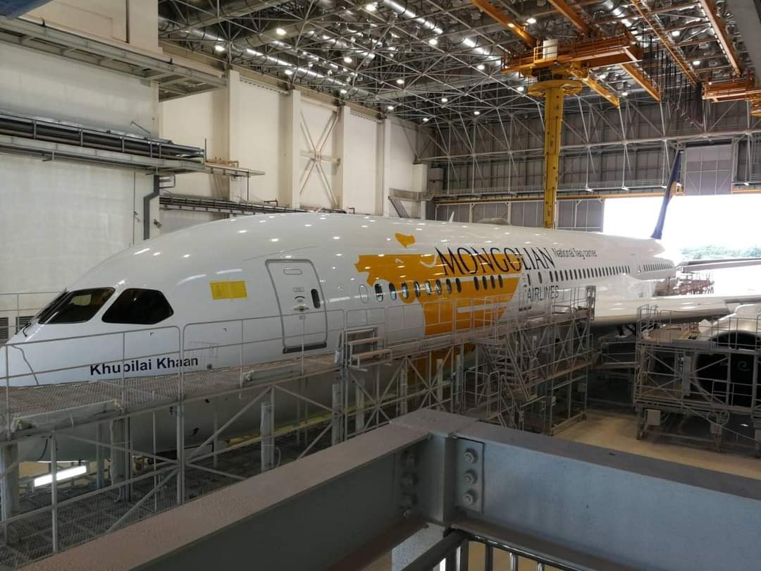 ✈️✈️✈️Монгол Улсаас АНУ-руу шууд нислэг үйлдэх Боинг-787-900 Dreamliner “Хубилай хаан” онгоц удахгүй эх орондоо ирнэ 🤩🤩