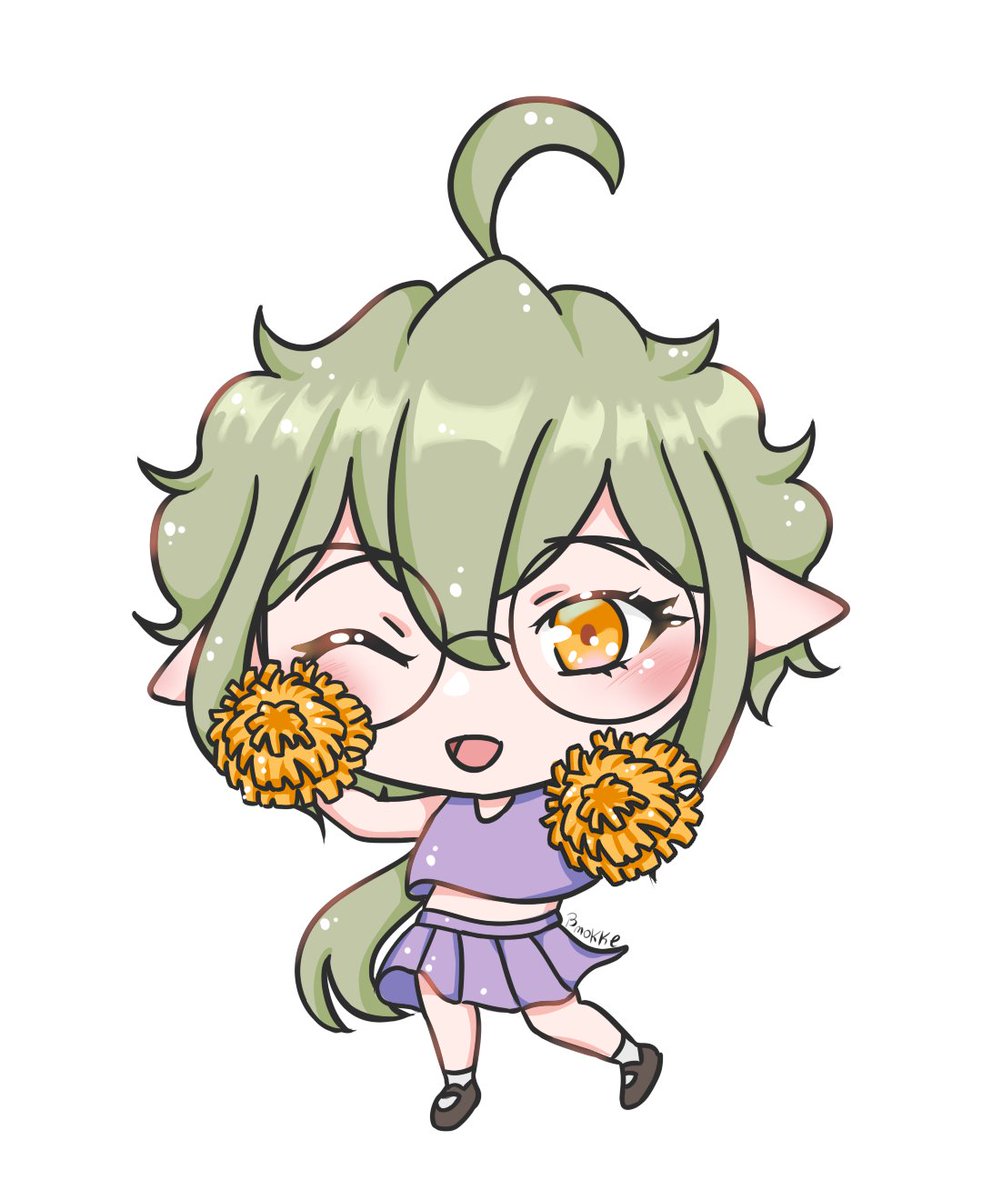 b_mokke's tweet photo. Sigo viva, chibi de gambatito para todo el que lo necesite uwu animitos https://t.co/9rIc5KISiw